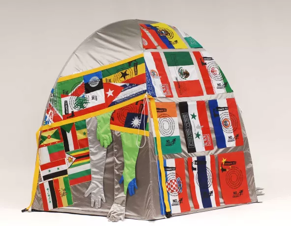 Lucy + Jorge Orta, "Antarctic Village - No Borders, Dome Dwelling", 2007