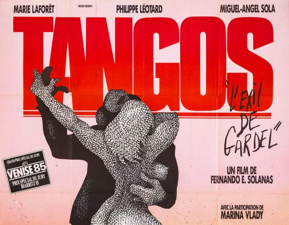 Affiche du fim Tangos, l’exil de Gardel