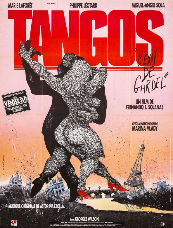 Affiche du fim Tangos, l’exil de Gardel