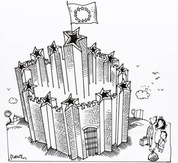 Plantu, La forteresse Europe
