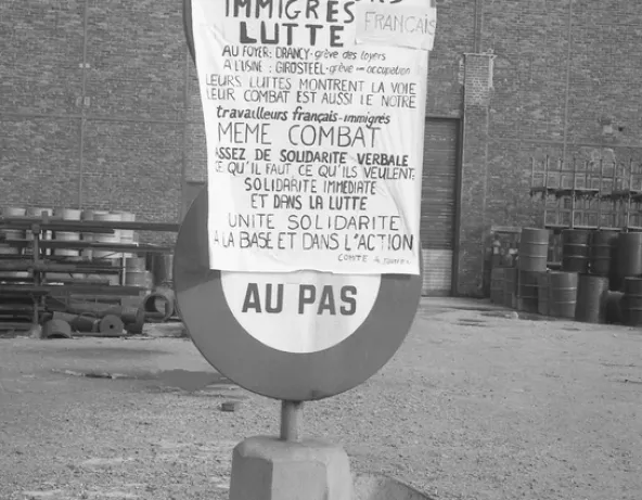Grève avec occupation à l’usine Girosteel du Bourget, 24 février 1972 © Gerald Bloncourt/Musée national de l’histoire et des cultures de l’immigration