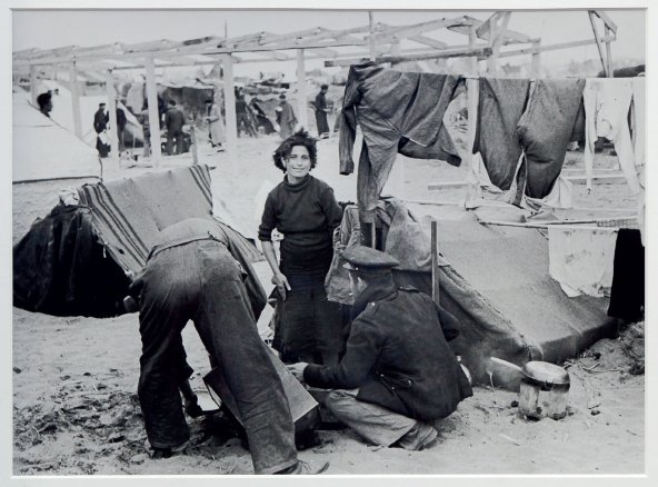 Réfugiés espagnols, Robert Capa