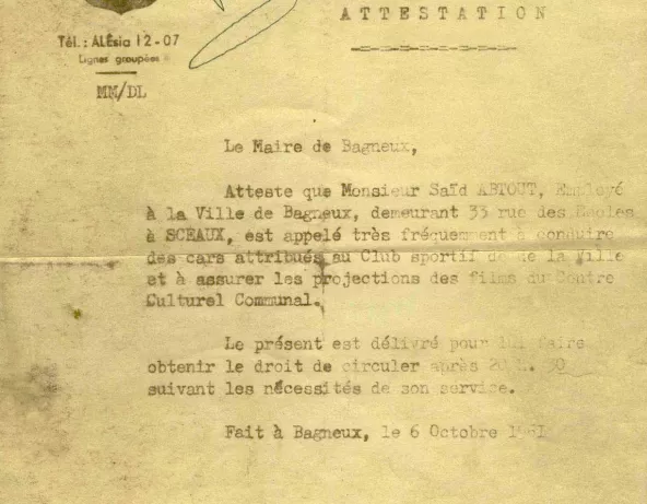 Laisser passer de Saïd Abtout