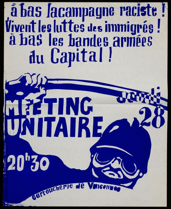 Affiche meeting unitaire