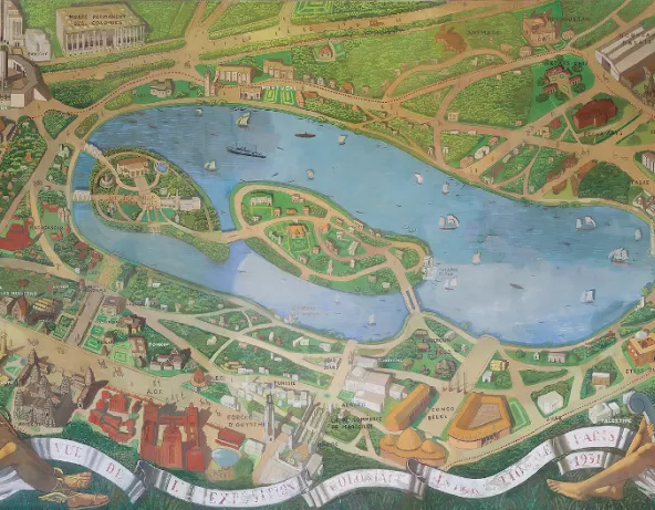 G. Goor, plan de l’Exposition coloniale de 1931