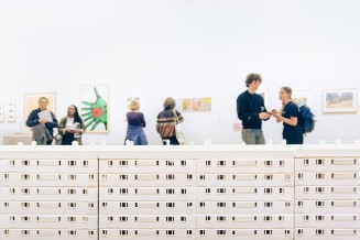 Les espaces de l'exposition Banlieues chéries