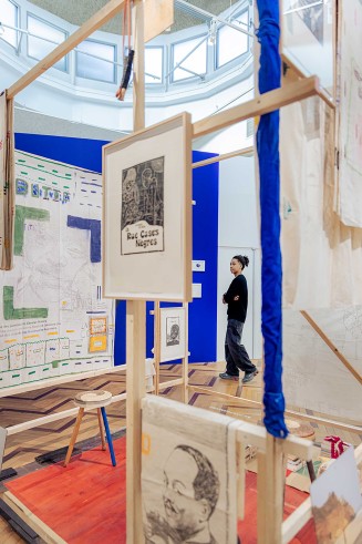 Photo de l'installation "Home to Home" de Hamedine Kane