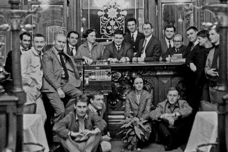 Photo : Dîner de vernissage de l’exposition « Mythologies quotidiennes », Paris, 1964