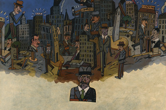 Tableau d'Antonio Seguí : Cuando te Vuelvo a Ver, 1985. 