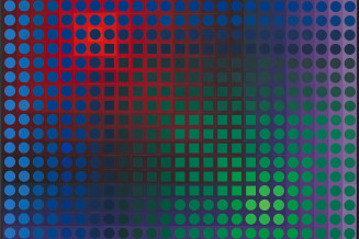 Tableau de Victor Vasarely : Arny, 1967-1968.