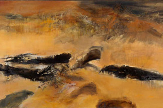 Tableau de Zao Wou-Ki, 10.03.72 En mémoire de May, 1972