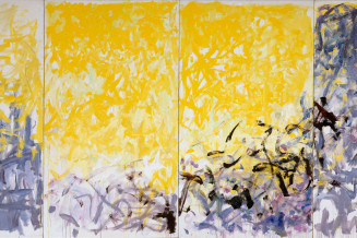 Tableau de Joan Mitchell, A small garden, 1980