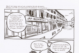 Planches originales du roman graphique Peyi An Nou