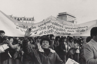 L'arrivée de la Marche pour l'égalité et contre le racisme à Paris. Photo Amadou Gaye