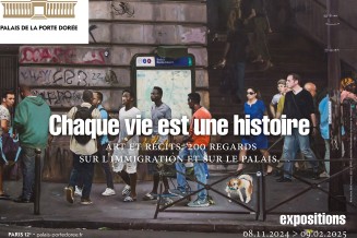 Affiche de l'exposition Chaque vie est une histoire