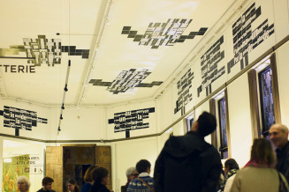 Les Oiseaux migrateurs, Claude Closky, Hall d'honneur du Palais de la Porte Dorée, 2024