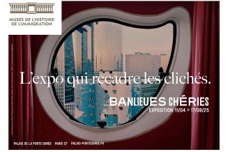 Affiche de l'exposition Banlieues chéries