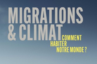 Couverture du catalogue de l'exposition "Migrations & Climat"