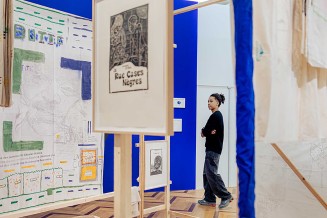 Photo de l'installation "Home to Home" de Hamedine Kane