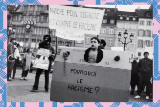Amadou Gaye, La marche pour l'égalité et contre le racisme, Strasbourg novembre 1983 
