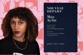 Portrait de Diaty Diallo et couverture du livre "Nouveau départ"