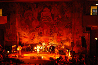 Concert de Rachid Taha et Julien Jacob. Photo Frédéric Fruchart © Cité nationale de l'histoire de l'immigration