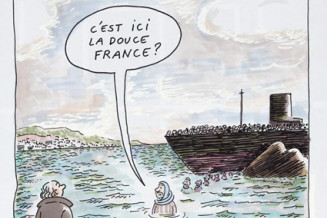 Wolinski, Douce France © Musée national de l’histoire et des cultures de l’immigration