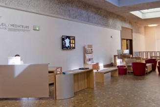 L'espace Prologue à l'entrée de l'exposition permanente "Repères"