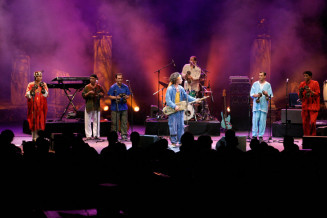 Concert du groupe Gnawa Diffusion © Laurence Fragnol