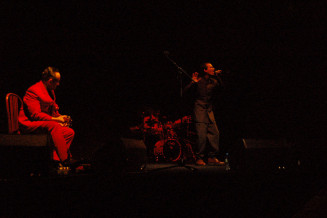Concert Harragas. Photo Awatef Chengal © Cité nationale de l'histoire de l'immigration