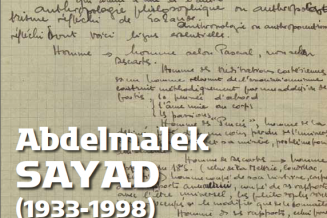 Visuel de la Rencontre Abdelmalek Sayad