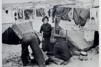 Réfugiés espagnols, Robert Capa