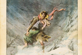 Couverture d'un journal italien sur l'émigration clandestine