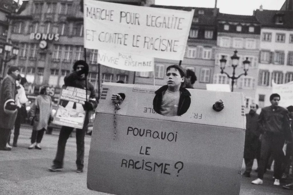 Amadou Gaye, La marche pour l'égalité et contre le racisme, Strasbourg novembre 1983