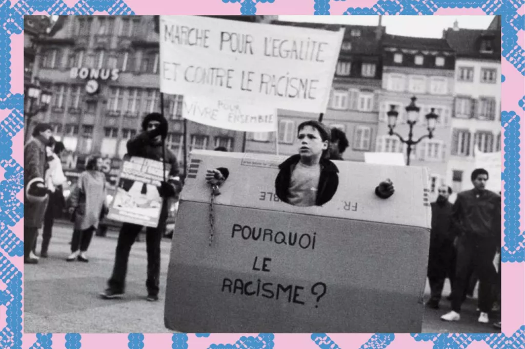 Amadou Gaye, La marche pour l'égalité et contre le racisme, Strasbourg novembre 1983 