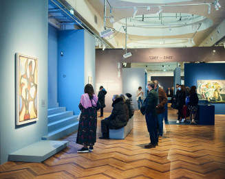 Salle de l'exposition Juifs et musulmans de la France coloniale à nos jours