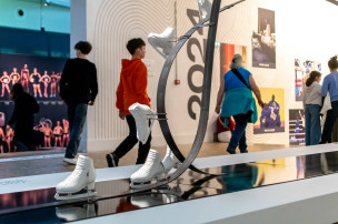Public in the “Olympism, a world history” exhibition "