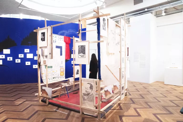 Photo de l'installation Home to Home de Hamedine Kane 