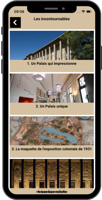 Application mobile
