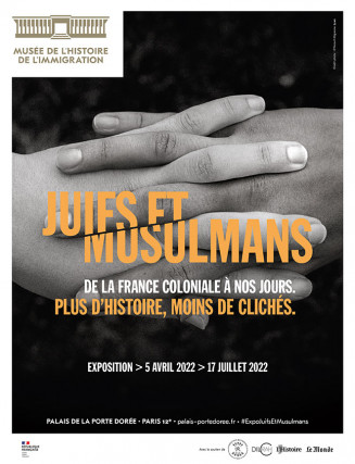 Affiche de l'exposition Juifs et musulmans de la France coloniale à nos jours