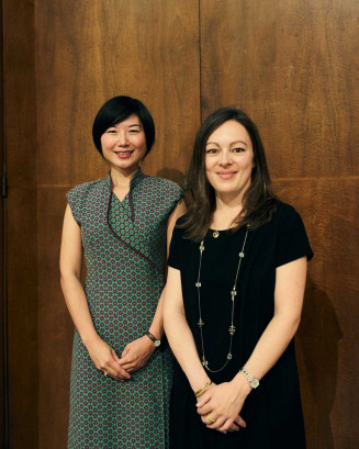 Emilie Gandon et Simeng Wang - commissaires de l'expo Immigrations est et sud-est asiatiques depuis 1860