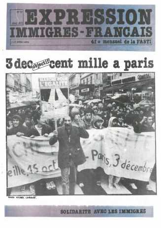 Couverture du journal Expression Immigrés-Français de la FASTI