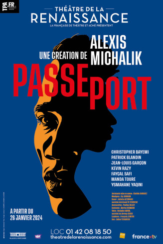 Affiche de passeport d'Alexis Michalik