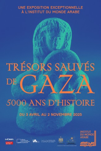Affiche exposition Trésors sauvés de Gaza