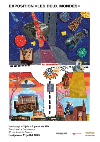 Affiche de l'exposition Rebonds Les Deux Mondes