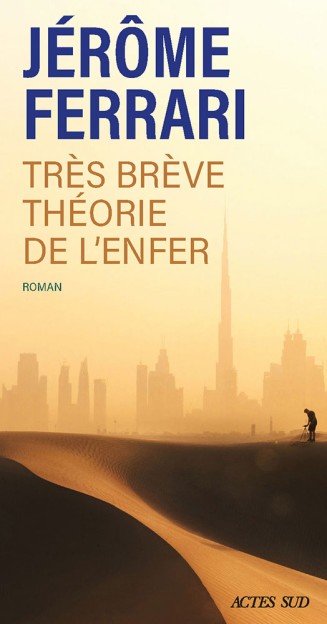 Couverture du livre, paysage avec gratte-ciel dans le fond