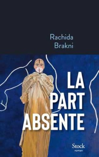 Couverture du livre, une femme sur fond bleu