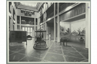 Vue d’un des deux halls
