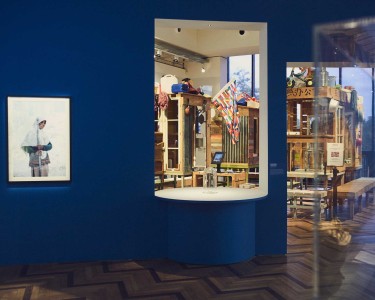Vue de l'exposition "Migrations & climat"
