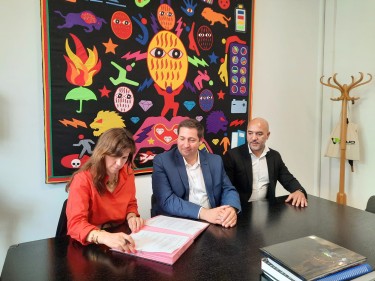 Signature de la convention de jumelage Bondy / Palais de la Porte Dorée